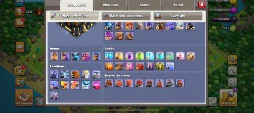 Achat compte clash of clans