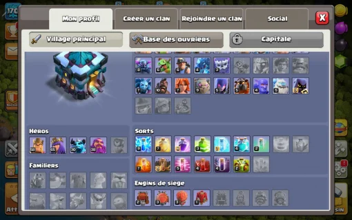 Achat compte clash of clans