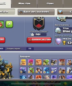 Achat compte clash of clans