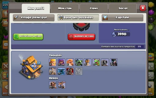 Achat compte clash of clans