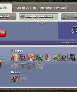 Achat compte clash of clans