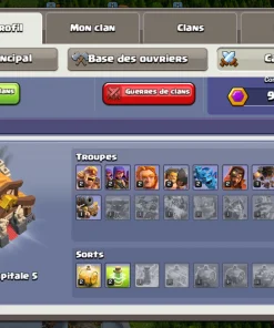 Achat compte clash of clans