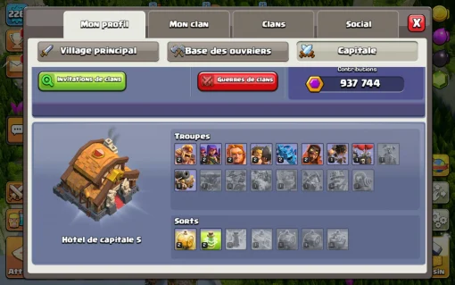 Achat compte clash of clans