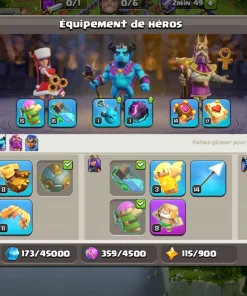 Achat compte clash of clans