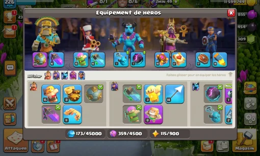Achat compte clash of clans