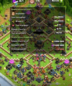 Acheter compte clash of clans