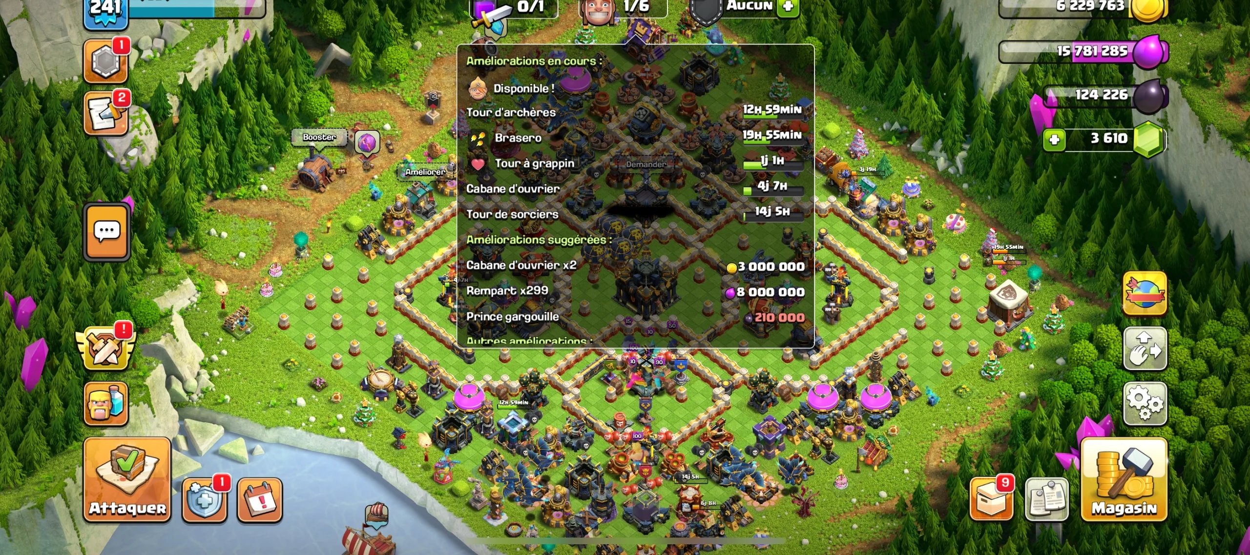 Acheter compte clash of clans