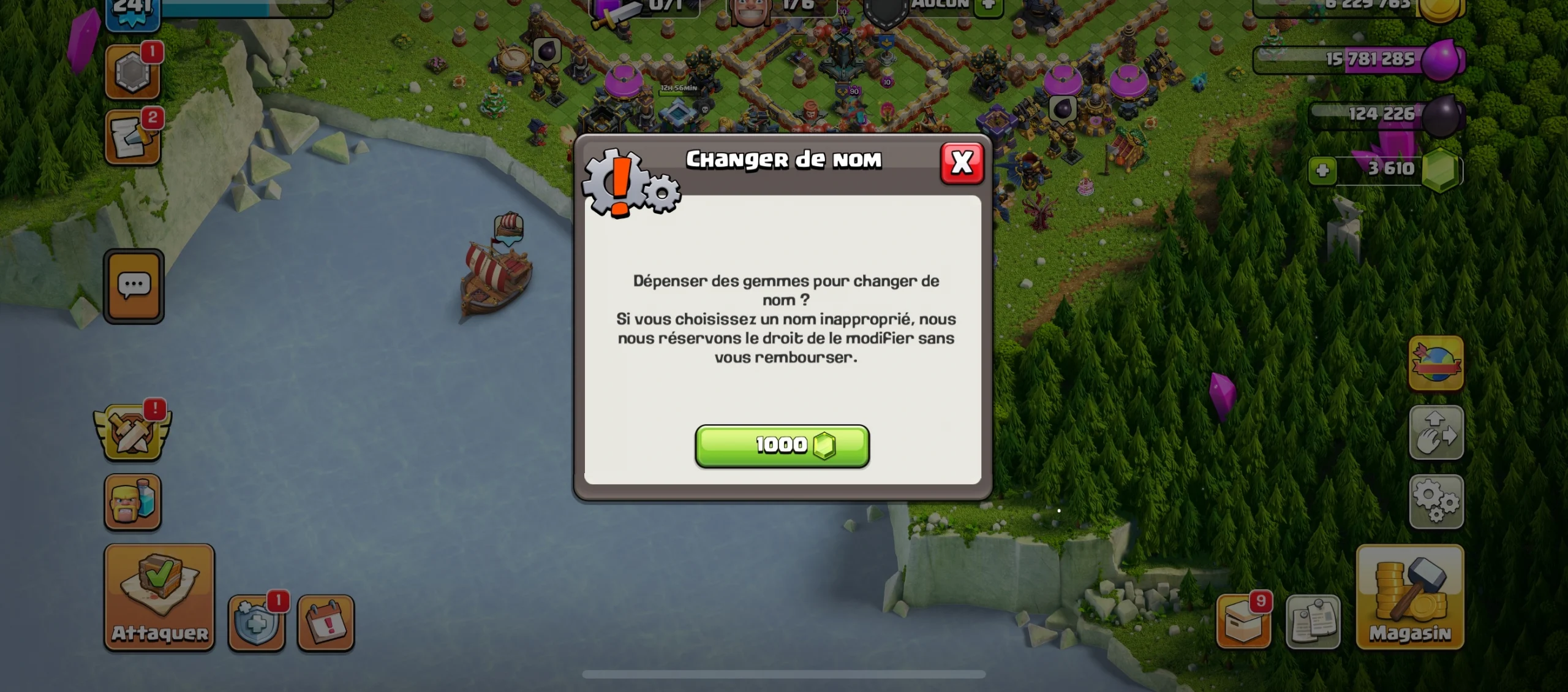 Acheter compte clash of clans