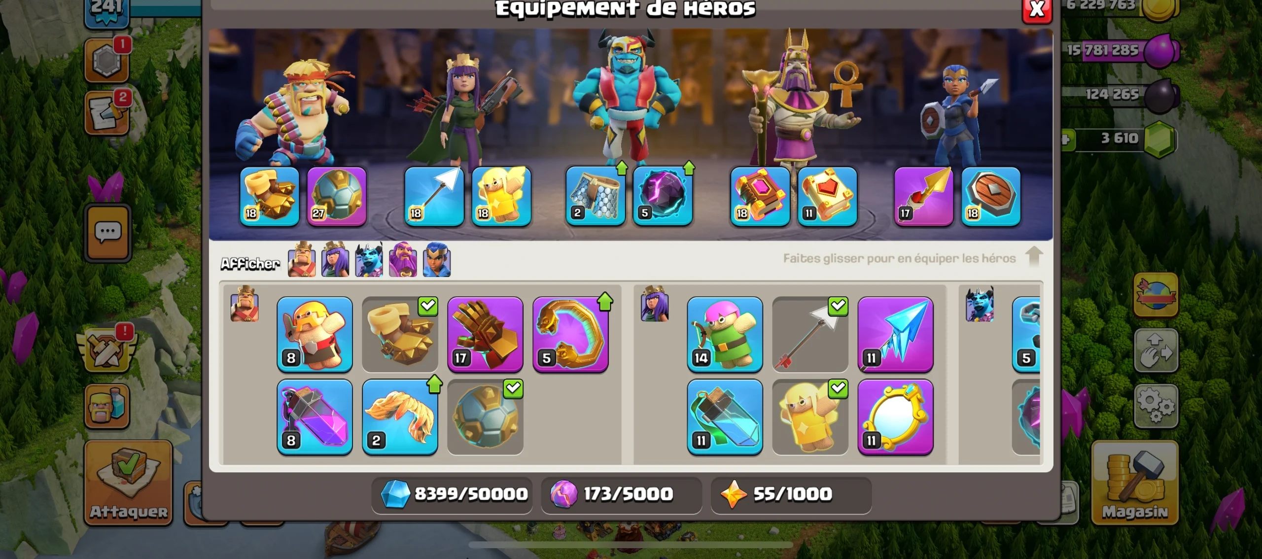 Acheter compte clash of clans