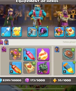 Acheter compte clash of clans