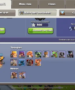 Acheter compte clash of clans