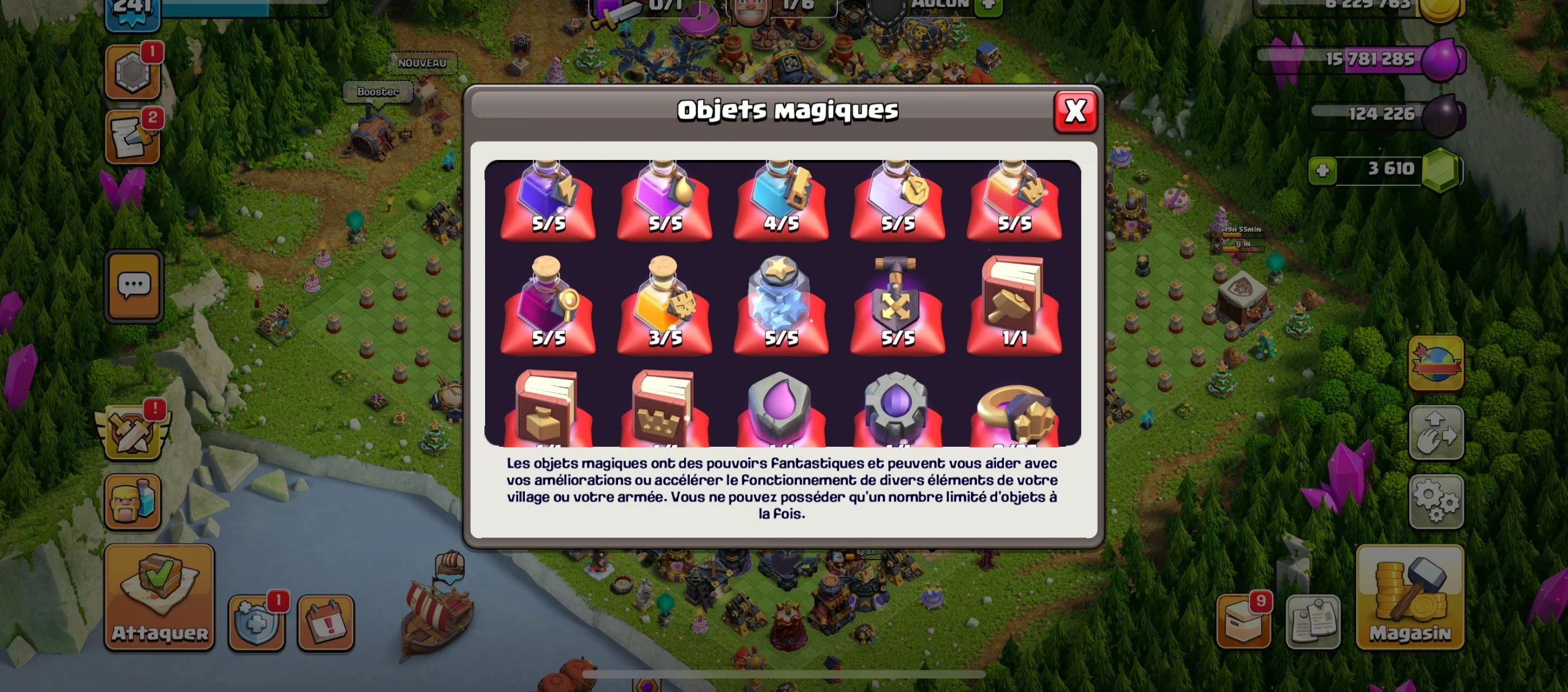 Acheter compte clash of clans
