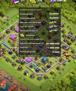 Vendre compte clash of clans