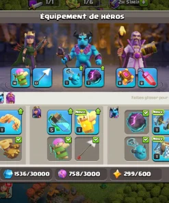 Vendre compte clash of clans