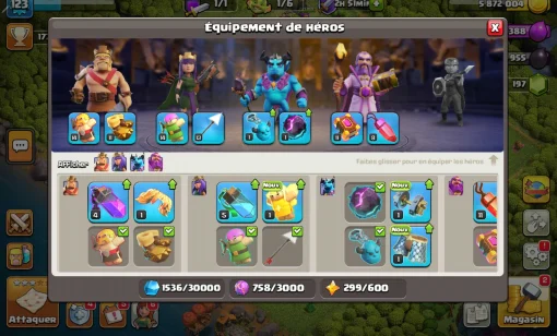 Vendre compte clash of clans