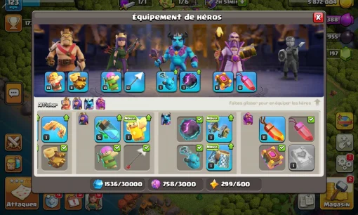 Vendre compte clash of clans