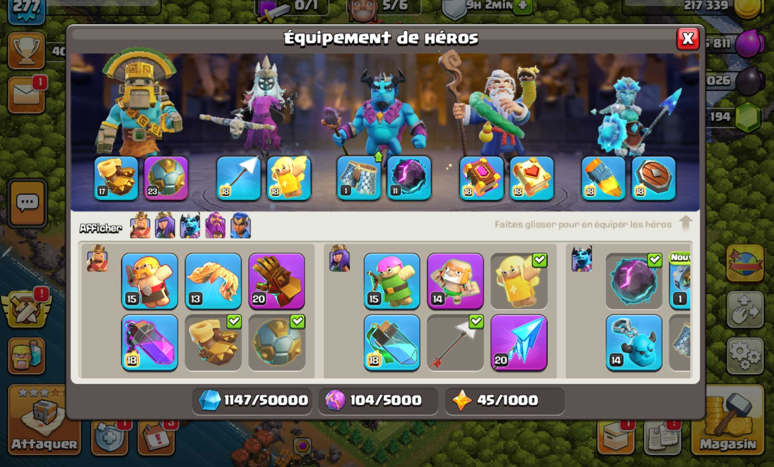 Vendre compte clash of clans