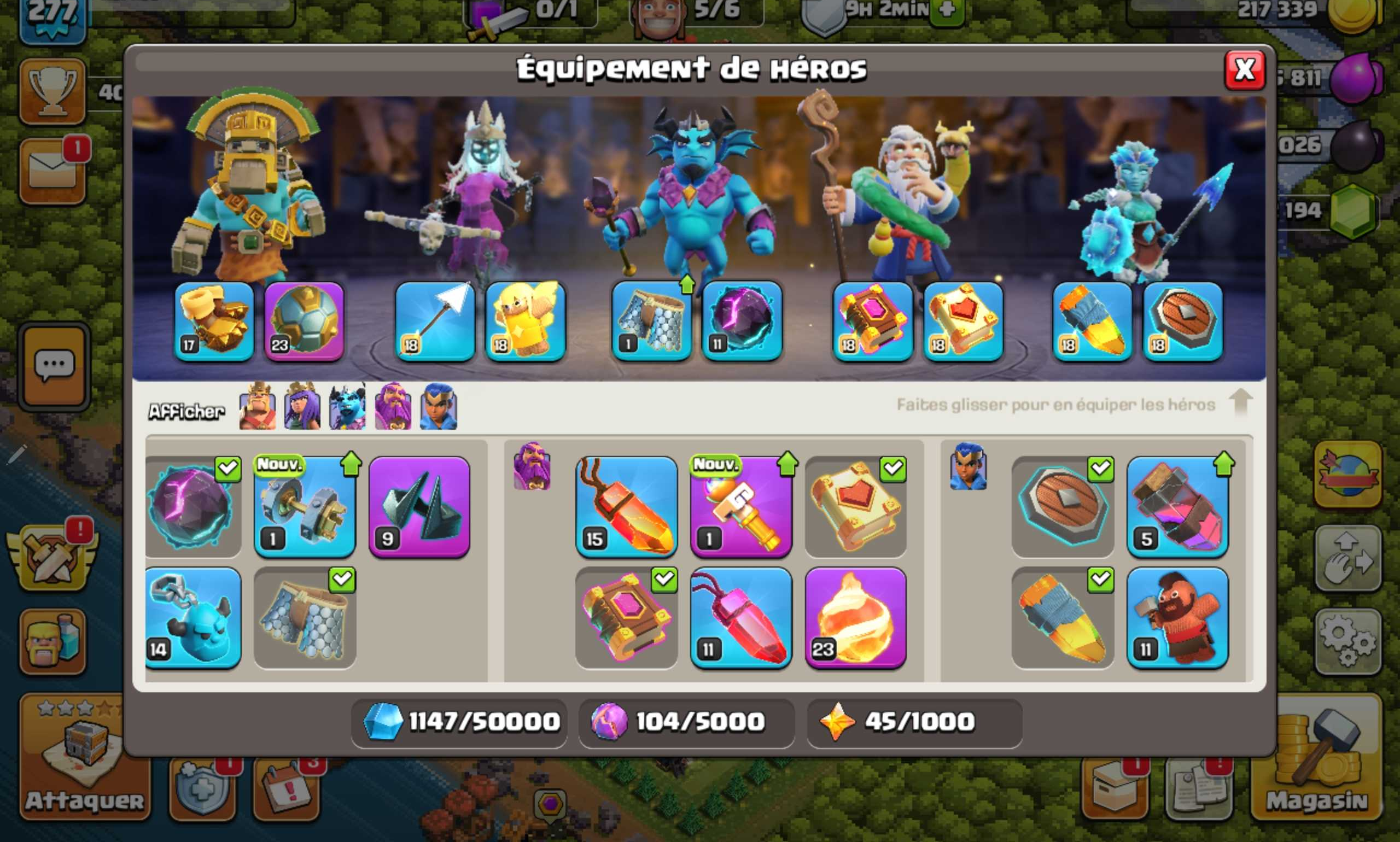 Vendre compte clash of clans
