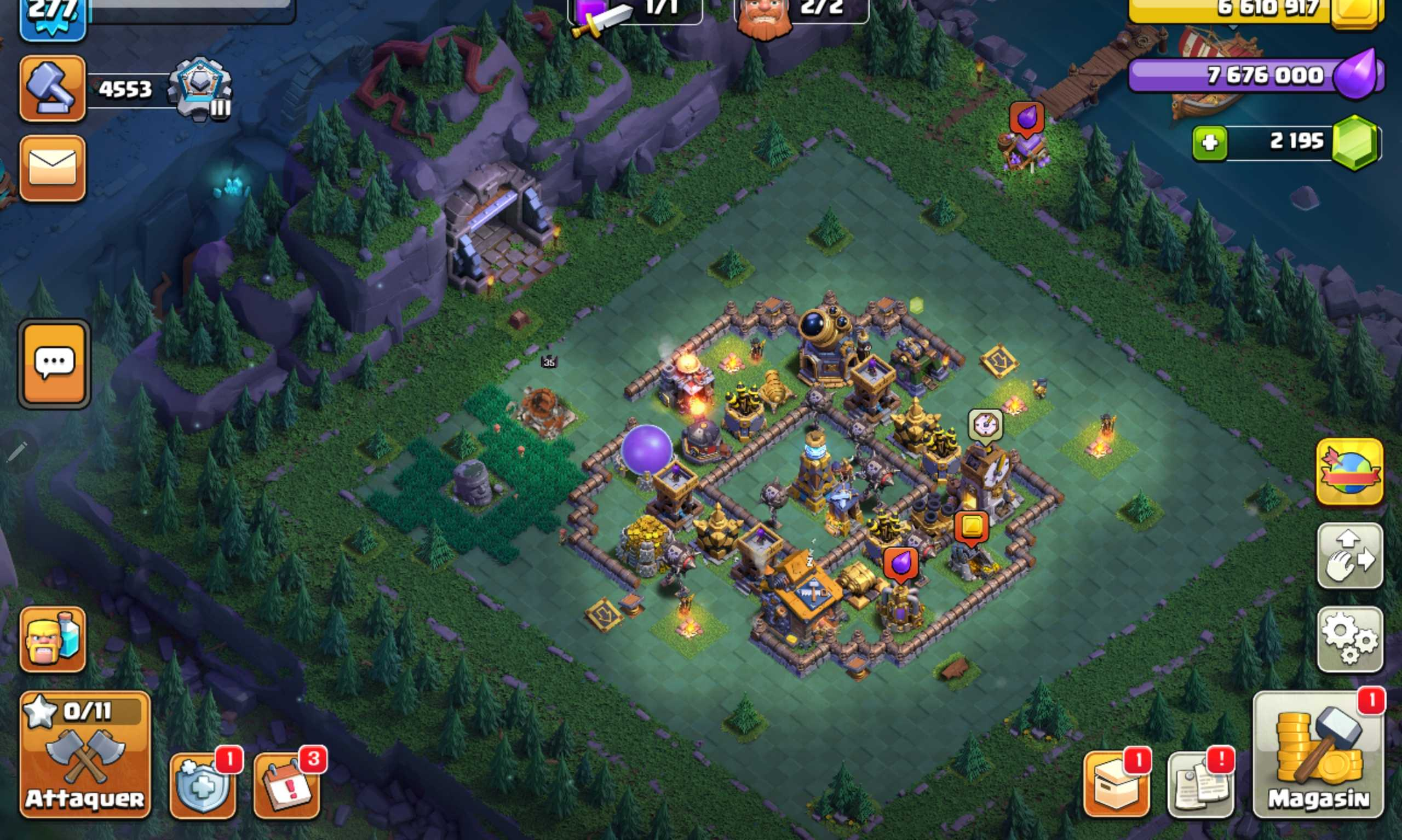 Vendre compte clash of clans