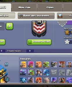 Vendre compte clash of clans