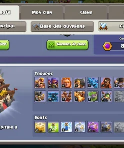 Vendre compte clash of clans