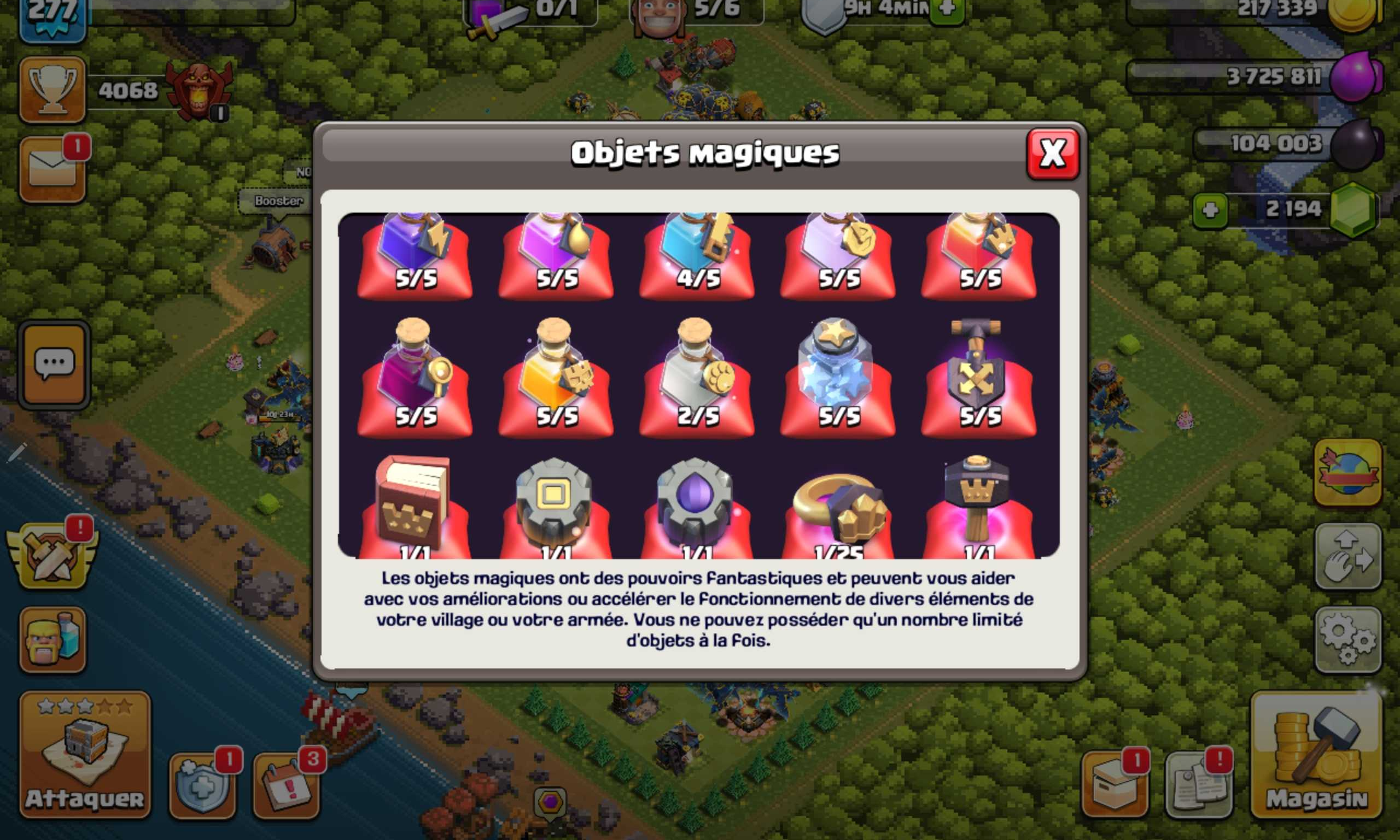 Vendre compte clash of clans