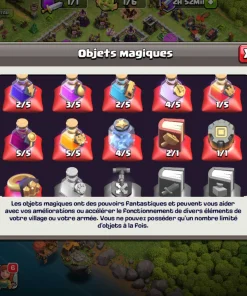 Vendre compte clash of clans