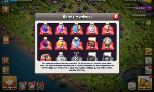 Vendre compte clash of clans