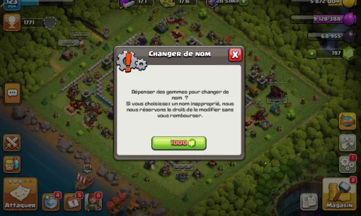 Vendre compte clash of clans