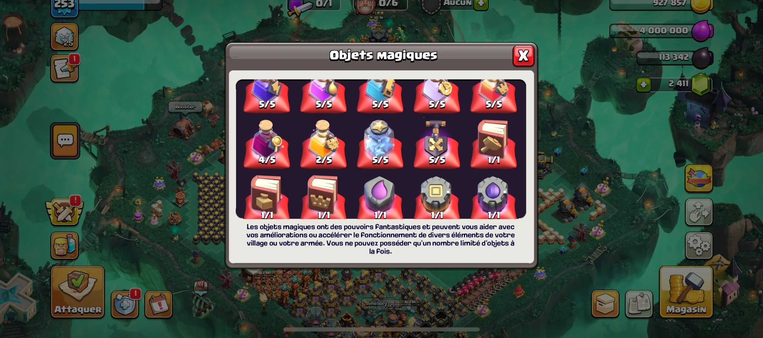 Vendre compte clash of clans