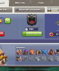 Vendre compte clash of clans