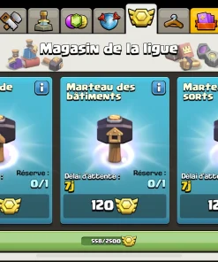 Vendre compte clash of clans