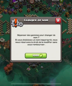 Vendre compte clash of clans