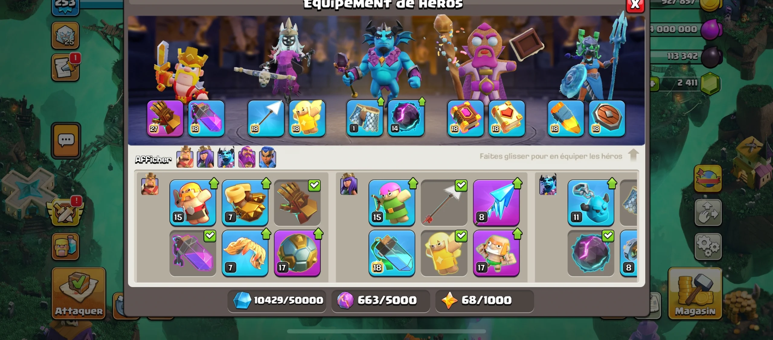 Vendre compte clash of clans