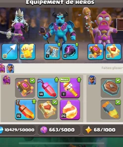 Vendre compte clash of clans