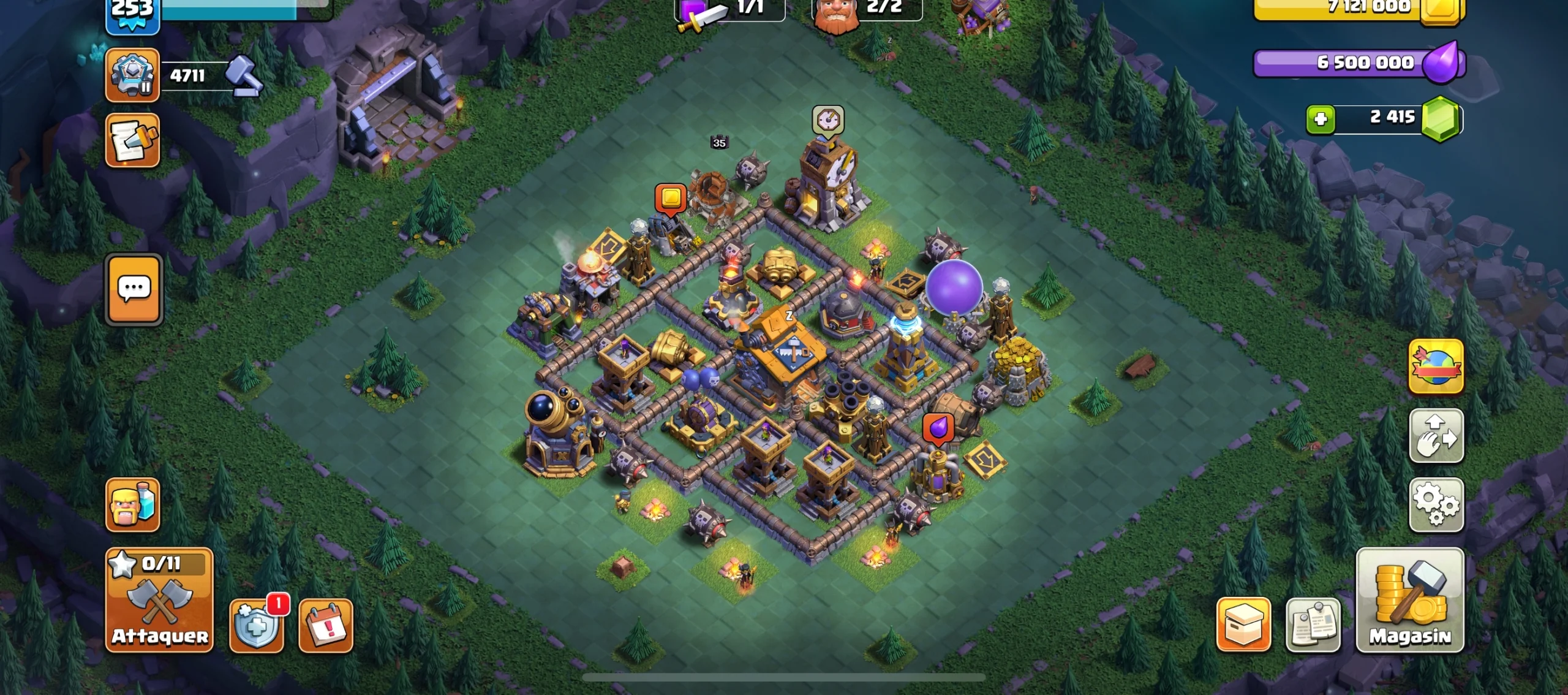 Vendre compte clash of clans
