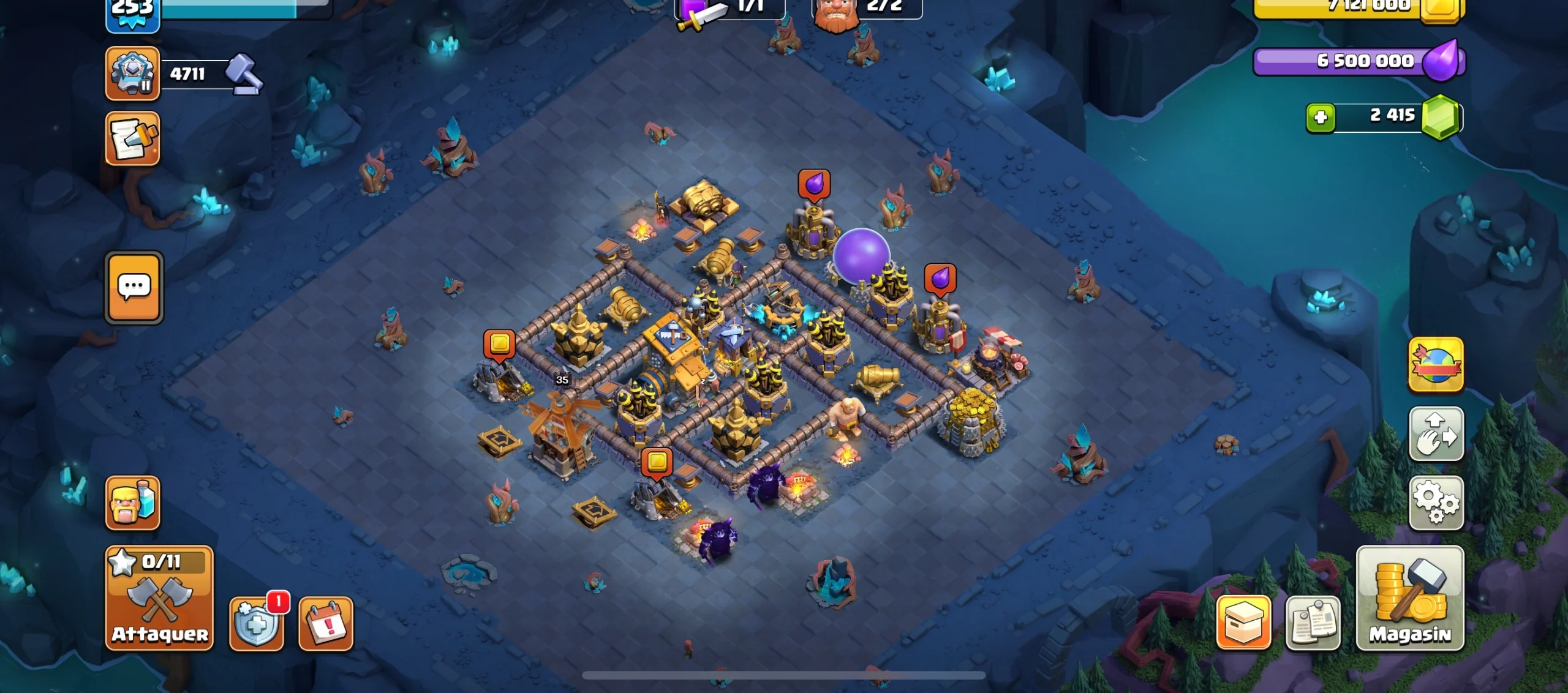 Vendre compte clash of clans
