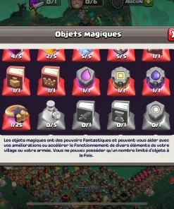 Vendre compte clash of clans