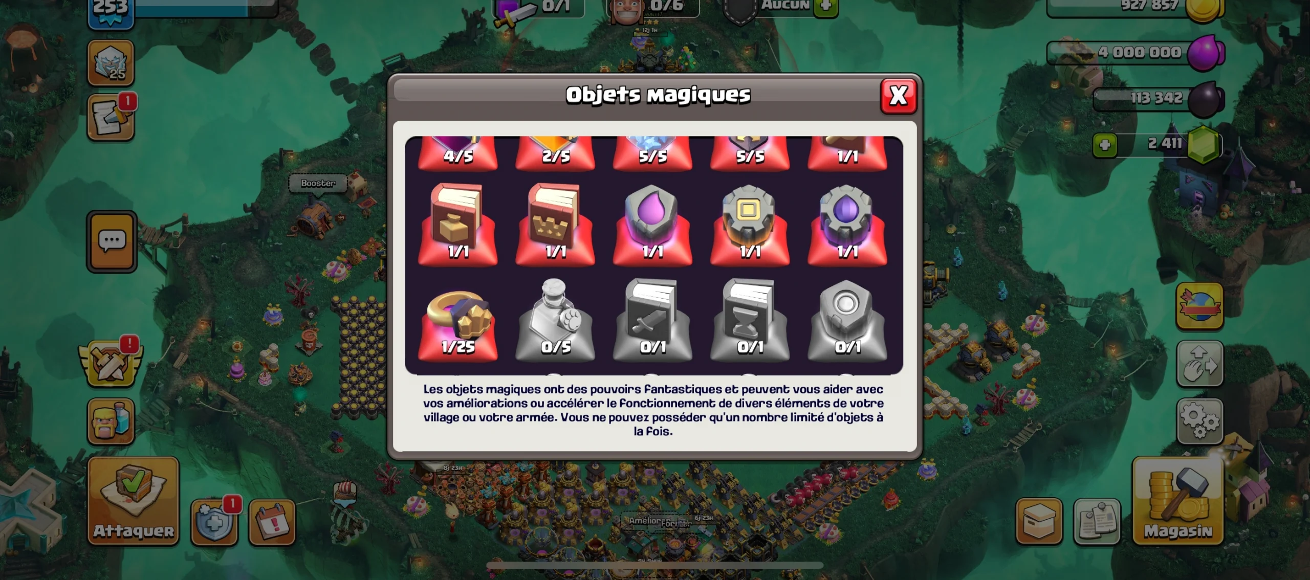 Vendre compte clash of clans