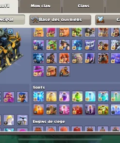 Vendre compte clash of clans