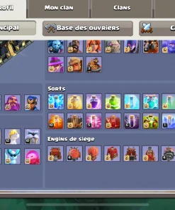 Vendre compte clash of clans