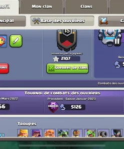 Vendre compte clash of clans