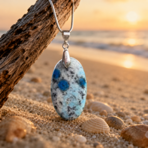 Pendentif en pierre K2 naturelle