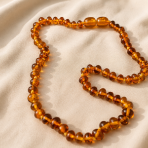 Collier bébé en ambre naturel