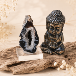 Géode d’agate naturelle