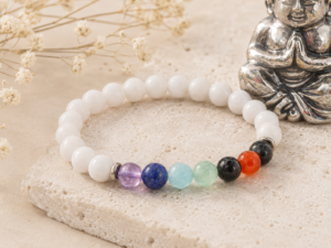 Bracelet 7 chakras en pierres naturelles
