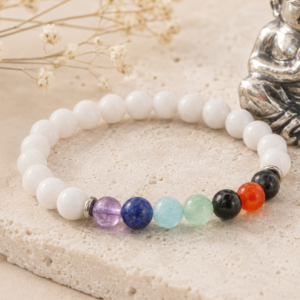 Bracelet 7 chakras en pierres naturelles