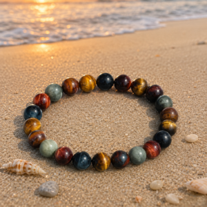 Bracelet Protection 5 Yeux en pierres naturelles