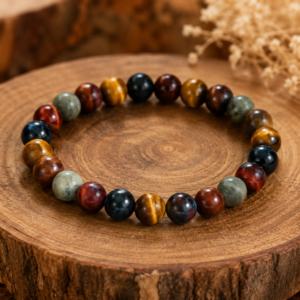 Bracelet Protection 5 Yeux en pierres naturelles