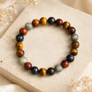Bracelet Protection 5 Yeux en pierres naturelles